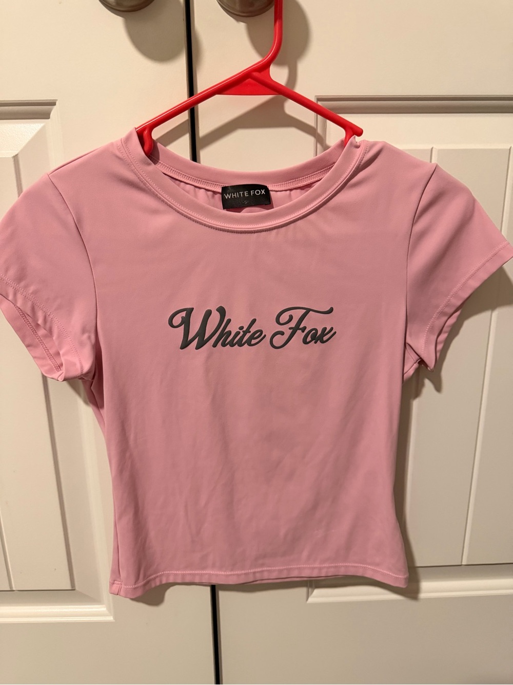Pink White Fox tee